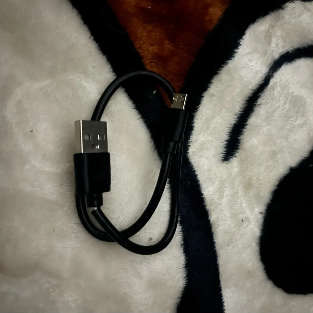 Black USB Charging Cable